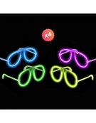 4 glowing Glasses