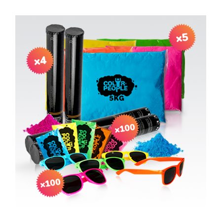 Seau 5 kg de poudre Holi Seau 5 kg de poudre Holi