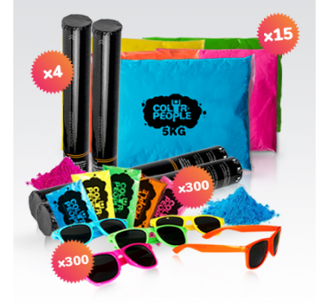 Seau 5 kg de poudre Holi