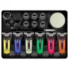 Kit de 6 tubes 13ml maquillage PHOSPHO + accessoires