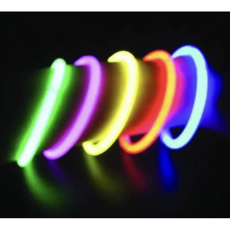 Pulseiras luminosas multicolor x 100, 500 ou 1000