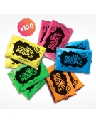 100 sachets de poudre Holi
