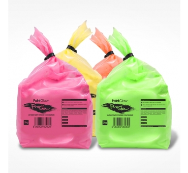 10 sachets de poudre FLUO UV Néon