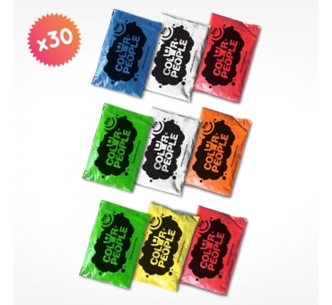 pack 30 sachet de poudre holi