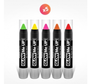 5 crayons maquillage FLUO