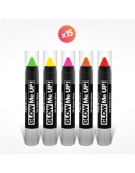 15 crayons maquillage FLUO