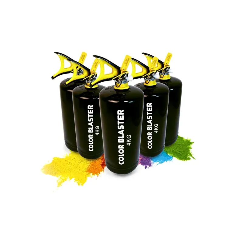 Pack 5 color blasters 4kg - Lanceur de poudre colorée