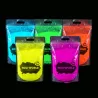 Pack de 5 sacos de 5kg de pó Holi UV Néon fluorescente