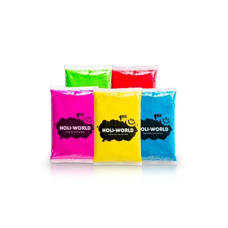 Lot de 5 sacs de 1kg de poudre Holi  - Holifrance -