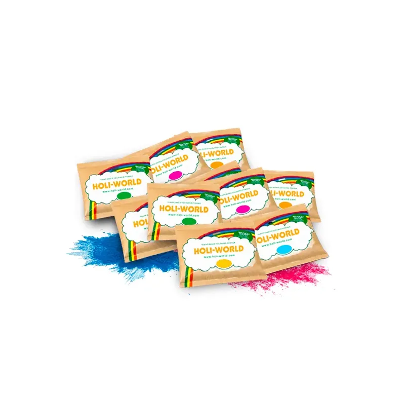 100 sachets de poudre Holi - Holifrance -