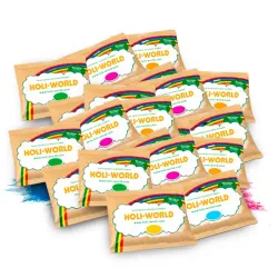 200 sachets de poudre Holi - Holifrance