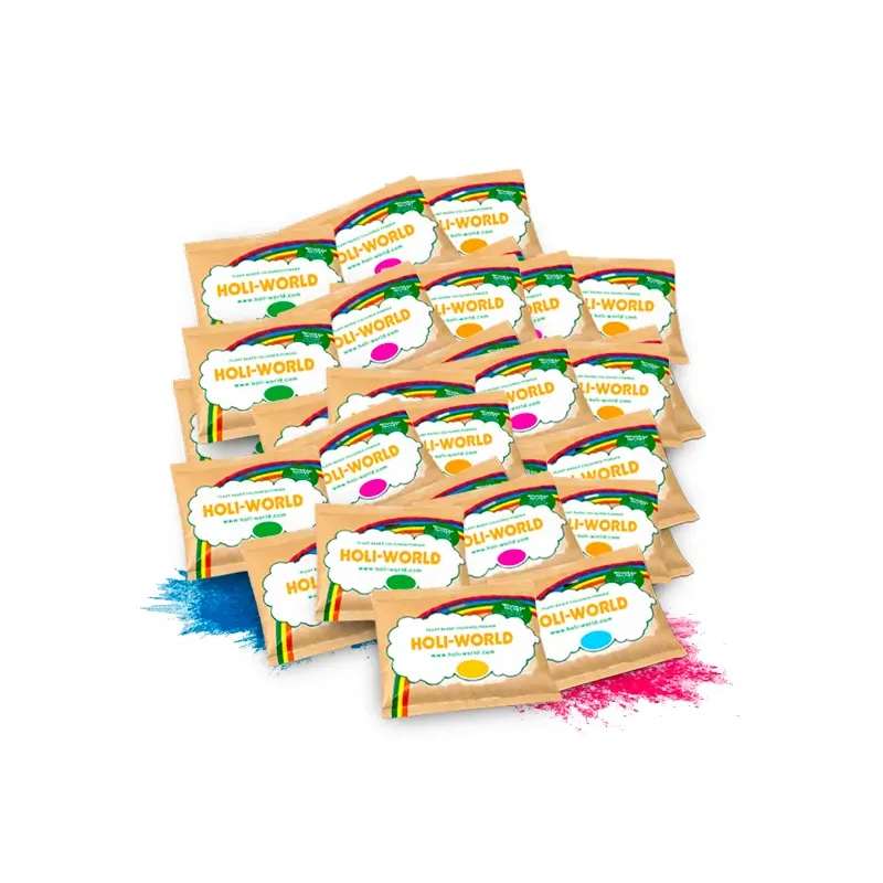 500 sachets de poudre Holi - Holifrance