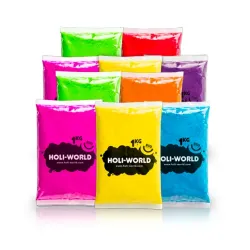 Lot de 10 sacs de 1kg de poudre Holi  - Holifrance -