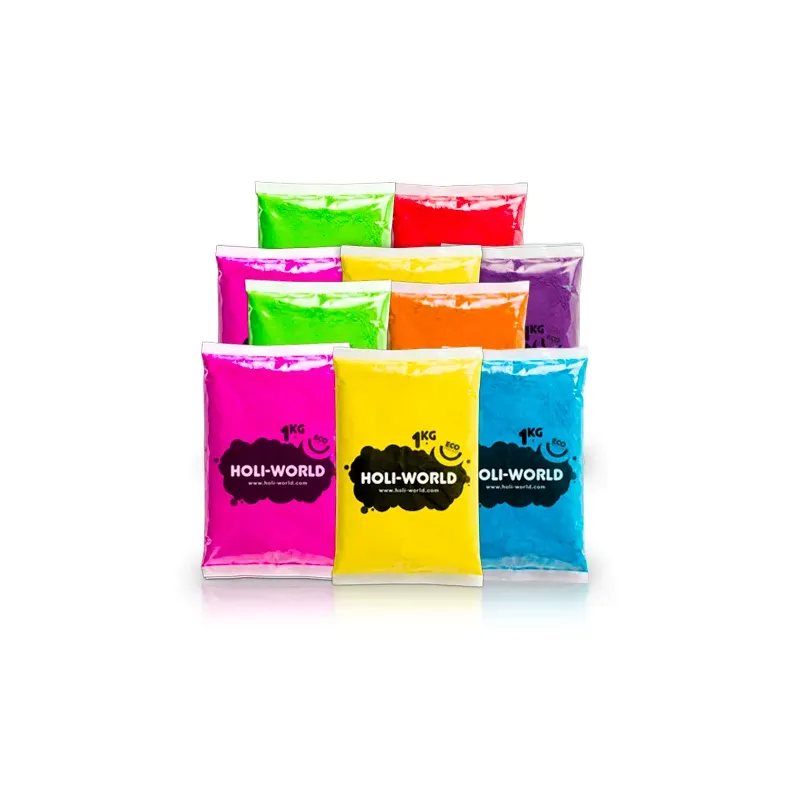 Lot de 10 sacs de 1kg de poudre Holi  - Holifrance -