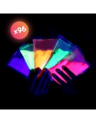 96 sachets de poudre FLUO UV Néon