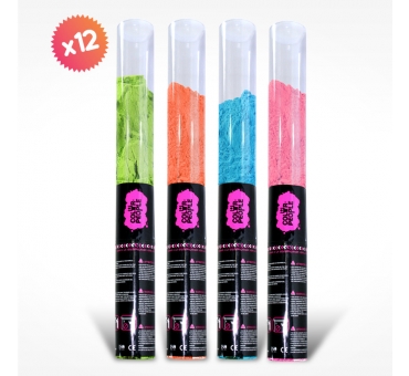 Pack 12 canons pour poudre HOLI