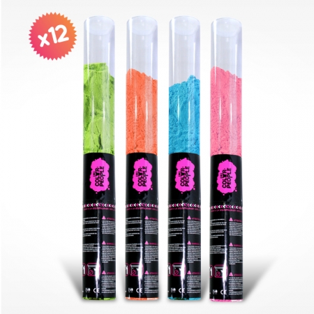 Pack 12 canons pour poudre HOLI