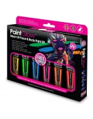 6 tubes 13ml maquillage FLUO